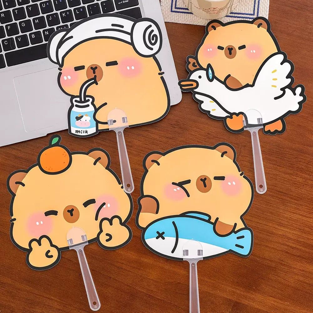 Custom PVC Handheld Fan Summer Gift Promo