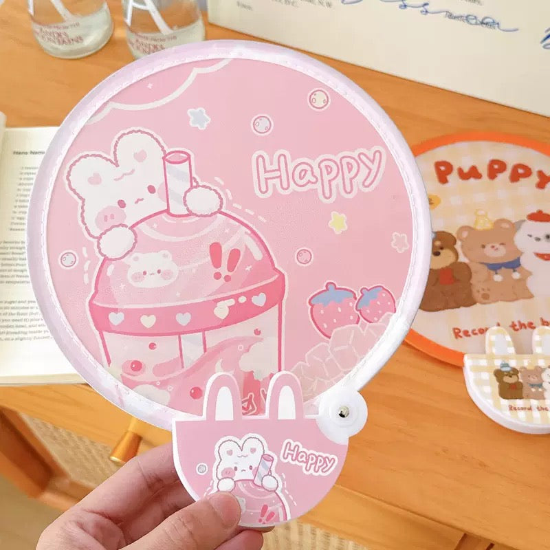 Custom PVC Handheld Fan Summer Gift Promo