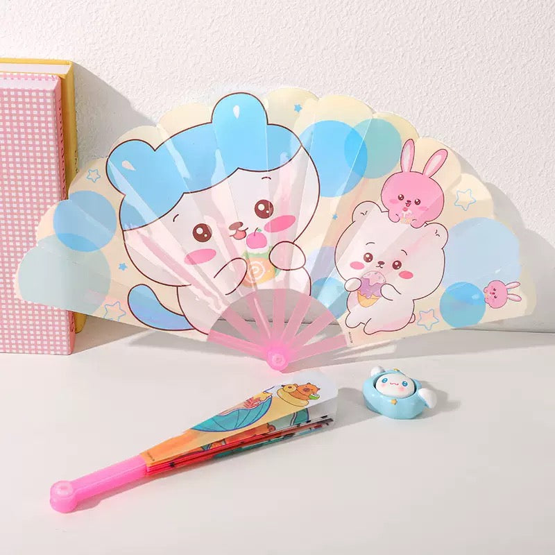 Custom PVC Handheld Fan Summer Gift Promo