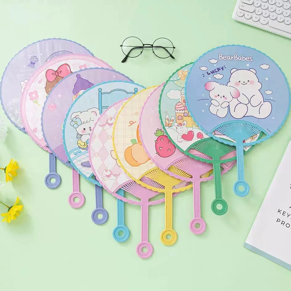 Custom PVC Handheld Fan Summer Gift Promo
