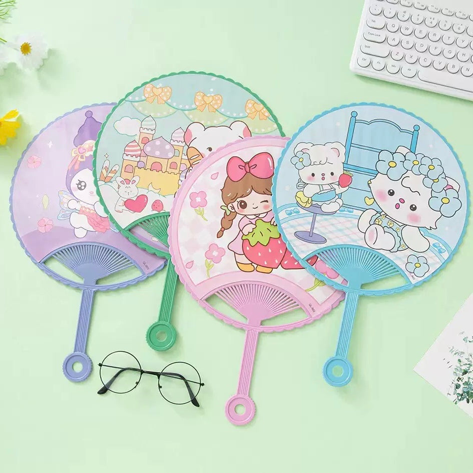 Custom PVC Handheld Fan Summer Gift Promo