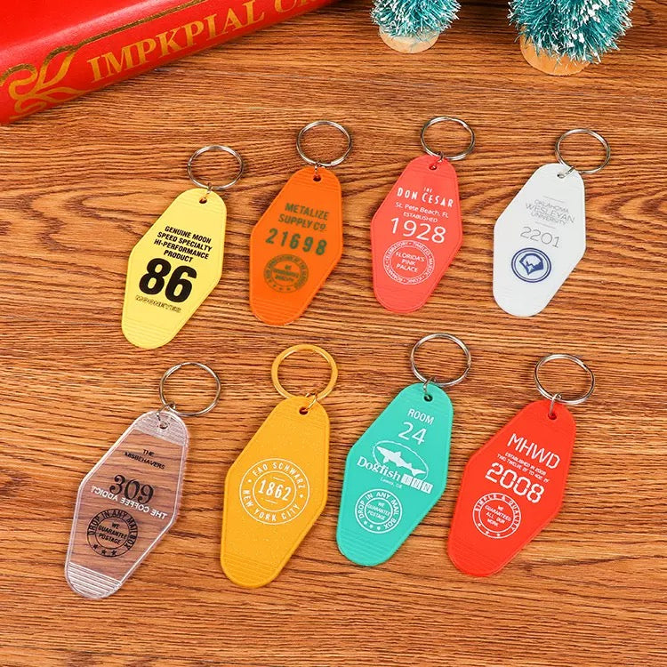 Custom Hotel Keychain | Any Logo & Design