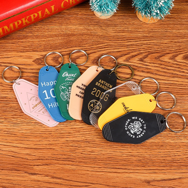 Custom Hotel Keychain | Any Logo & Design