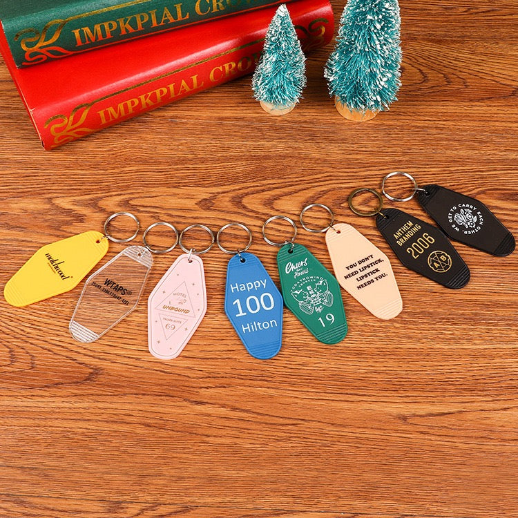 Custom Hotel Keychain | Any Logo & Design
