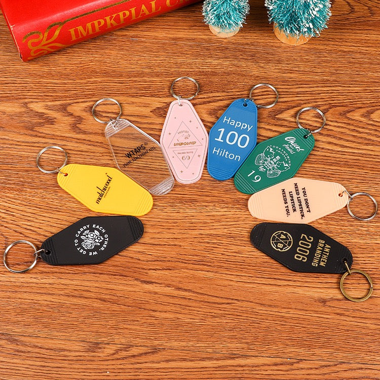 Custom Hotel Keychain | Any Logo & Design