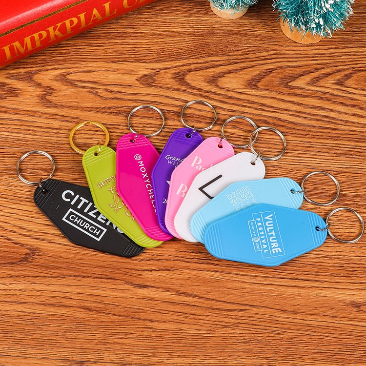 Custom Hotel Keychain | Any Logo & Design