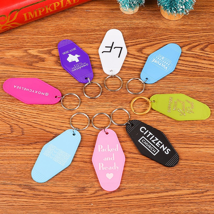 Custom Hotel Keychain | Any Logo & Design