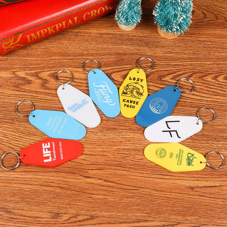 Custom Hotel Keychain | Any Logo & Design