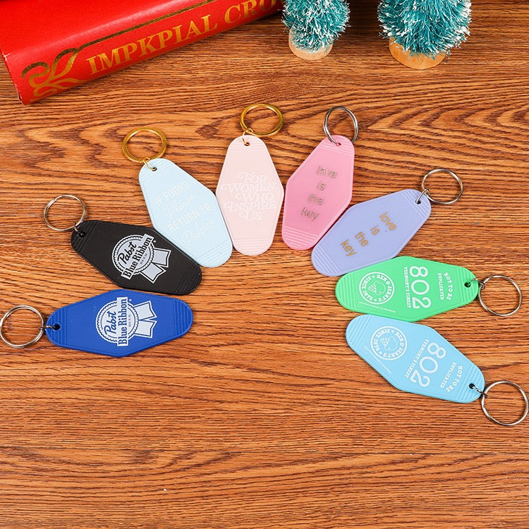Custom Hotel Keychain | Any Logo & Design
