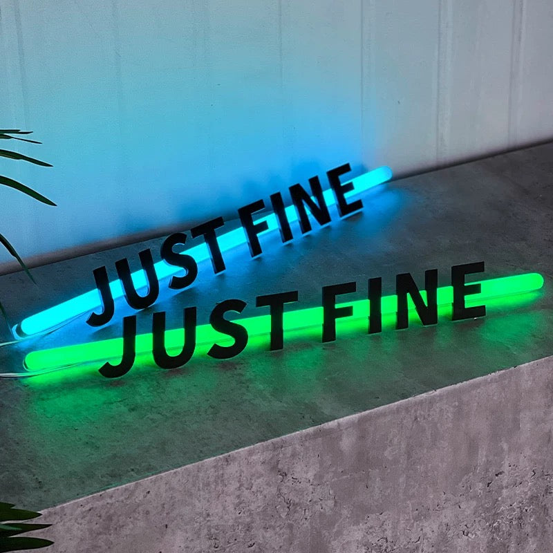 Custom Color LED Tube Signs