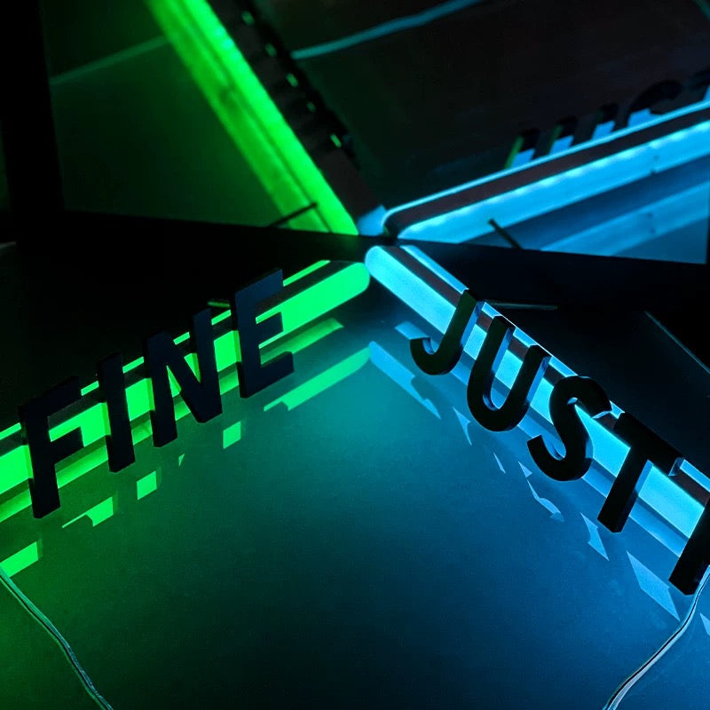 Custom Color LED Tube Signs