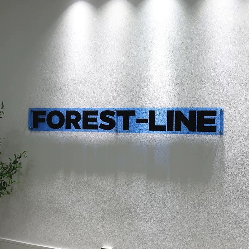 Custom Rectangle Acrylic Logo Sign