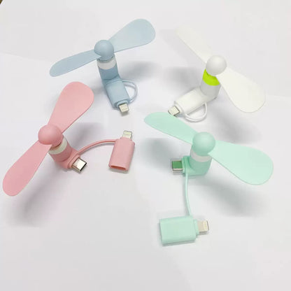 Compact Travel Rechargeable Pocket Fan