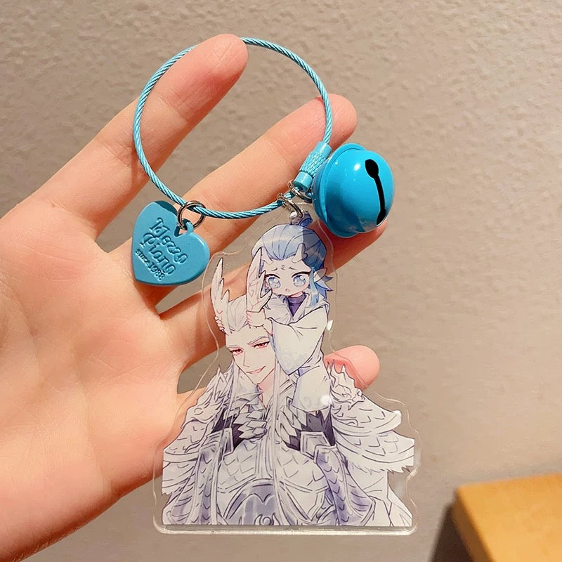 Creative Cartoon Nazha Key Chain Cute Shen Gongbao Nezha Taiyi Keychain Car Bag Pendant Accessories