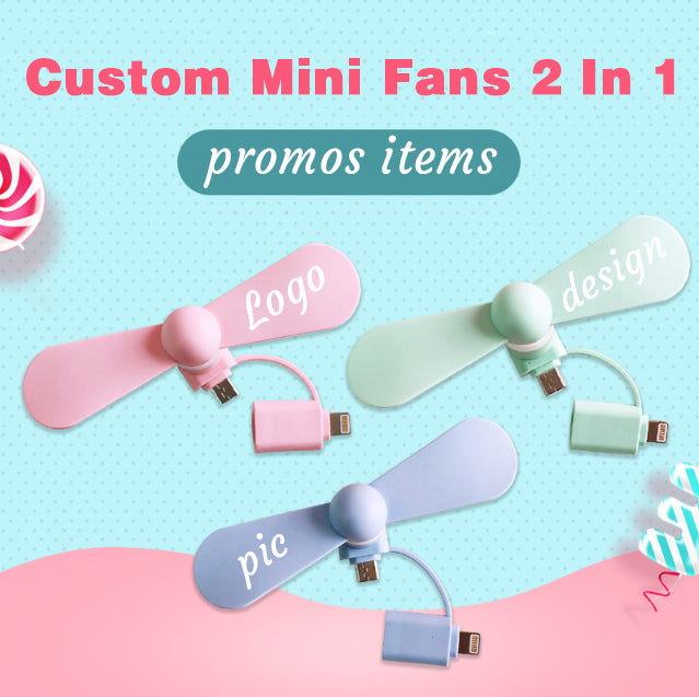 New Mini Portable Handy Led Custom Message Battery Fan Battery Powerful Fan Party Favor Led Glow Light up Message Fan
