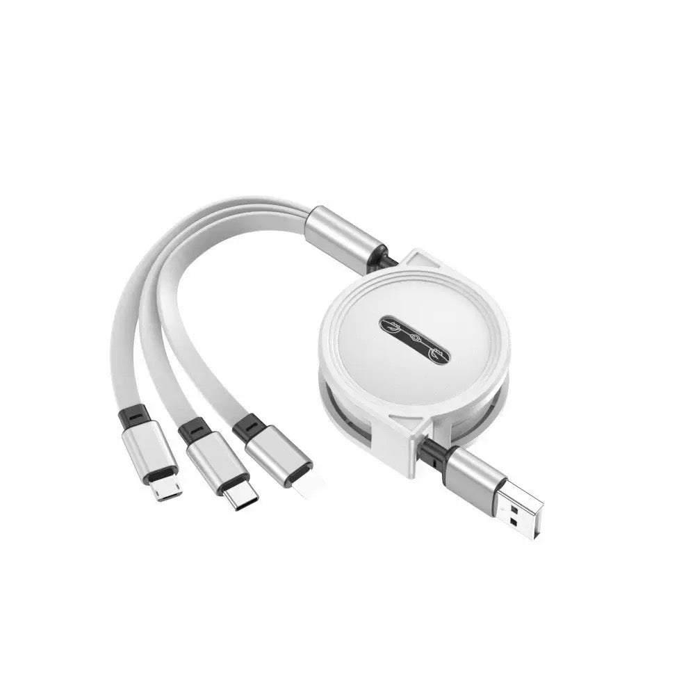 3 in 1 Charging Cable | Custom Logo For Iphone/Type C/Android
