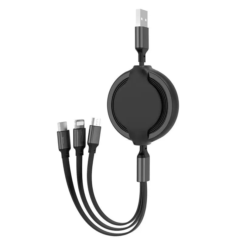 3 in 1 Charging Cable | Custom Logo For Iphone/Type C/Android