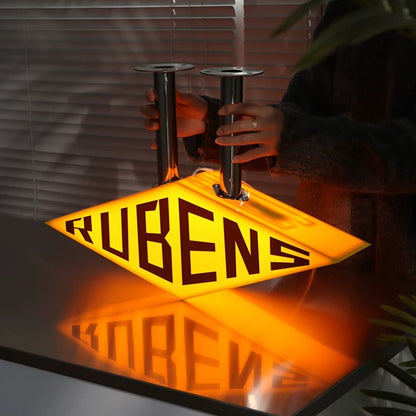 Custom Rhombus Acrylic Sign Box