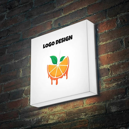 Custom 3D Vinyl Box Sign Light Backlit Signs Rectangle Advertising Banner Signage