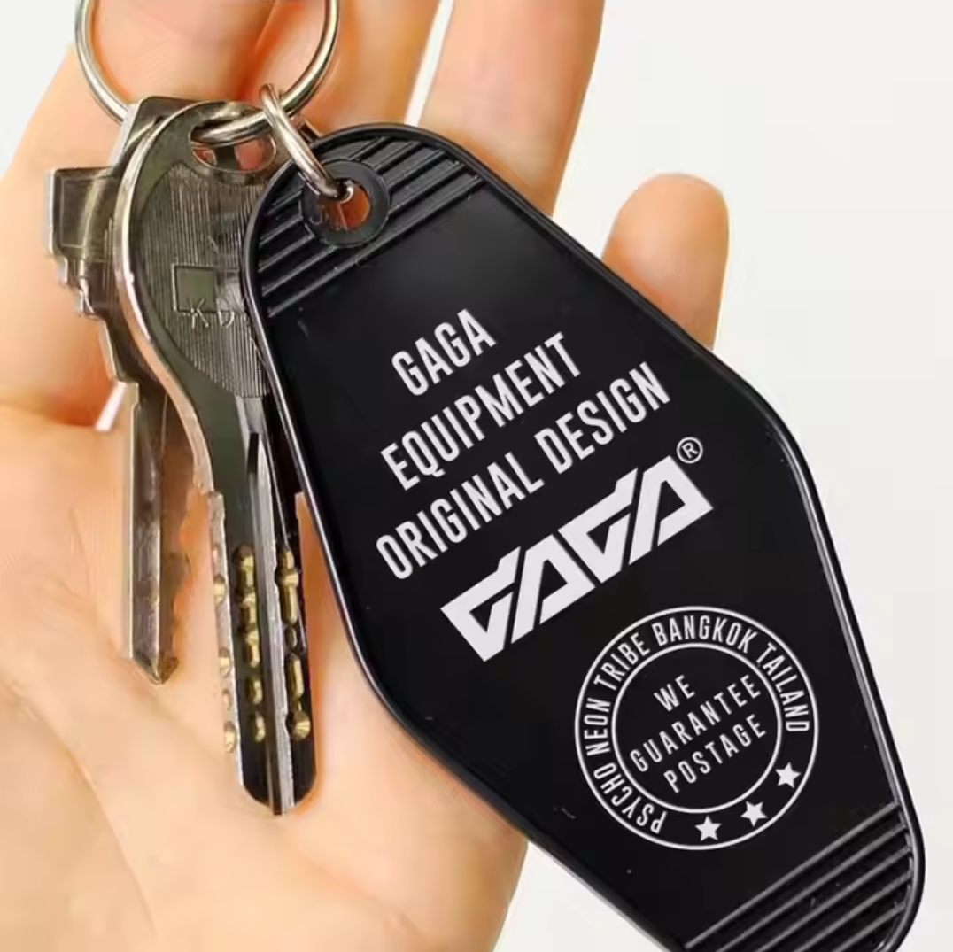 Custom logo Printing Blank Plastic Hotel Room Key Tags Grave pink Acrylic Motel Keychains