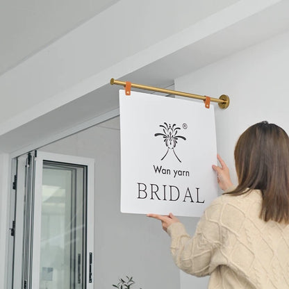 Custom Business Side Baffle Sign