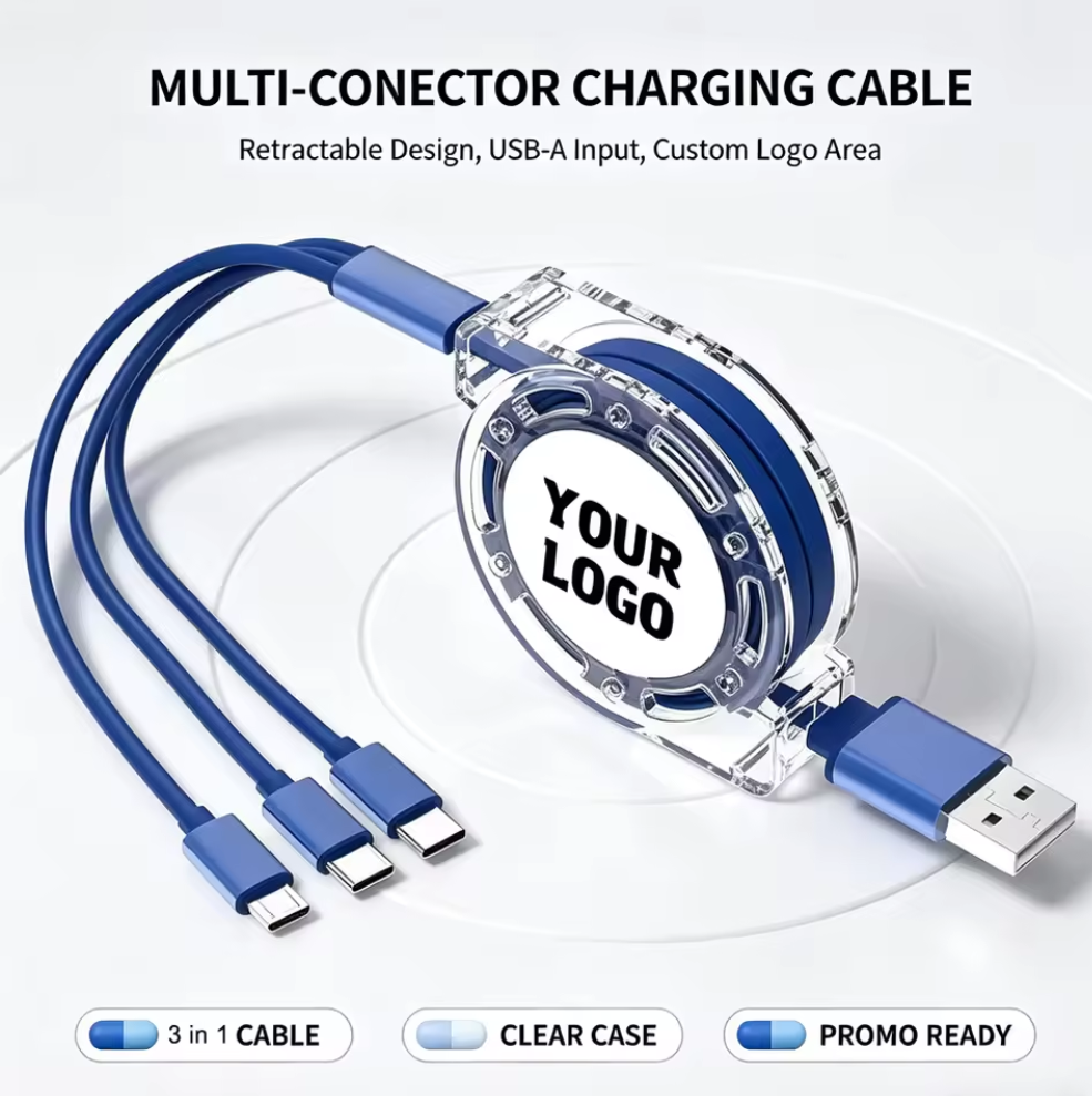 Custom 3 in 1 Charging Cable