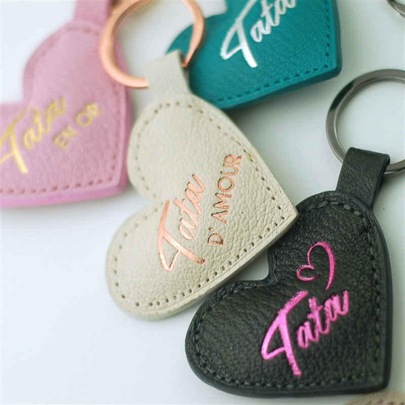 Promotional Gift Custom Embossed Logo Laser Engraving Car Keychain Keyring Pu Leather Keychain Metal Leather Keychain