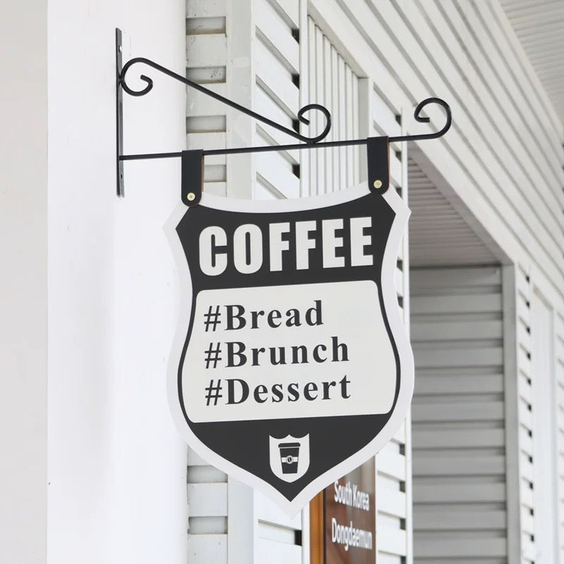 Custom Cafe Side Sign Coffee Shop