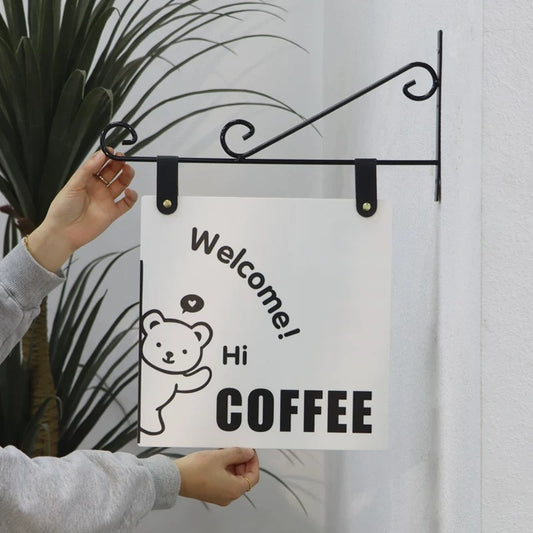 Custom Cafe Side Sign Coffee Shop
