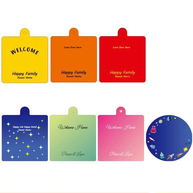 Custom Cute Acrylic Door Plate Outdoor