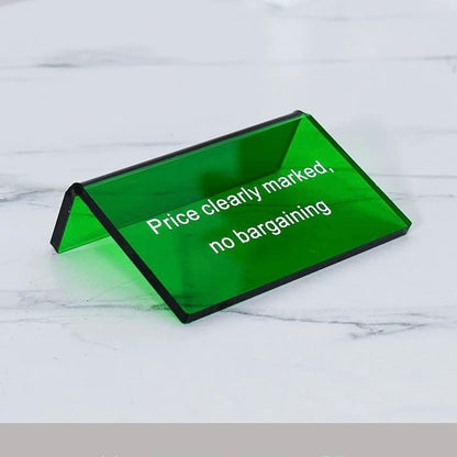 Custom Acrylic Display Table Sign