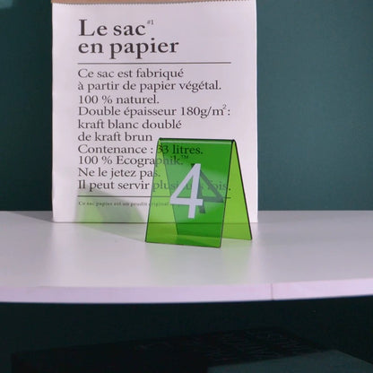 Custom Acrylic Number Table Stand
