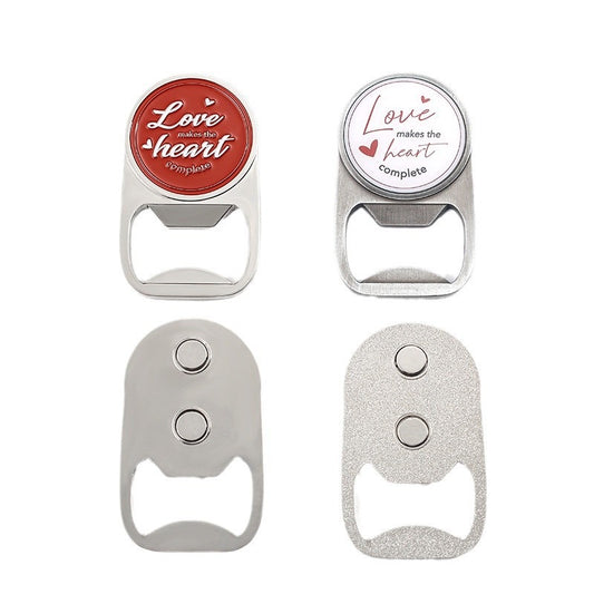 OEM ODM Custom LOGO Colors Printed Laser Engraved UV Printing Sublimation Flat Rectangle Credit Card Shape Metal Beer Opener