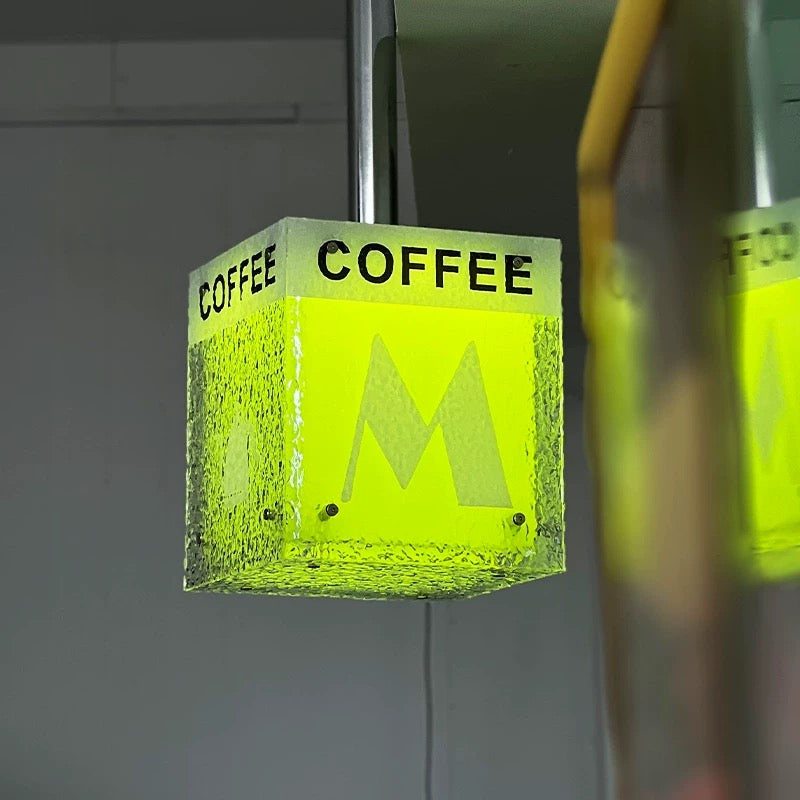 Custom Hanging Business Light Box