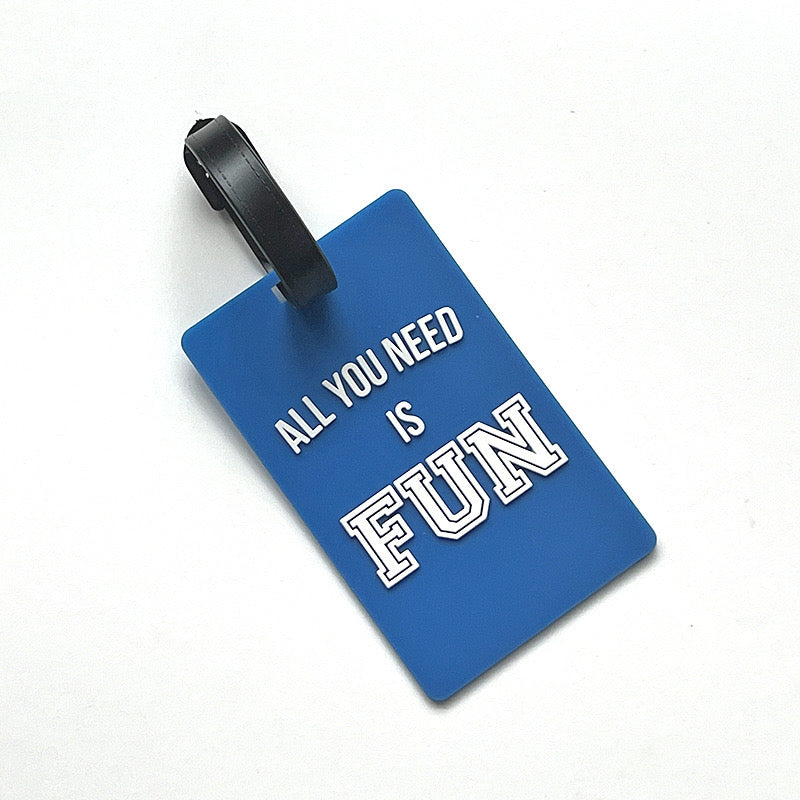 Custom 3d Soft Silicone Luggage Tag/ Rubber Bag Tag/ Pvc Blank Luggage Tag