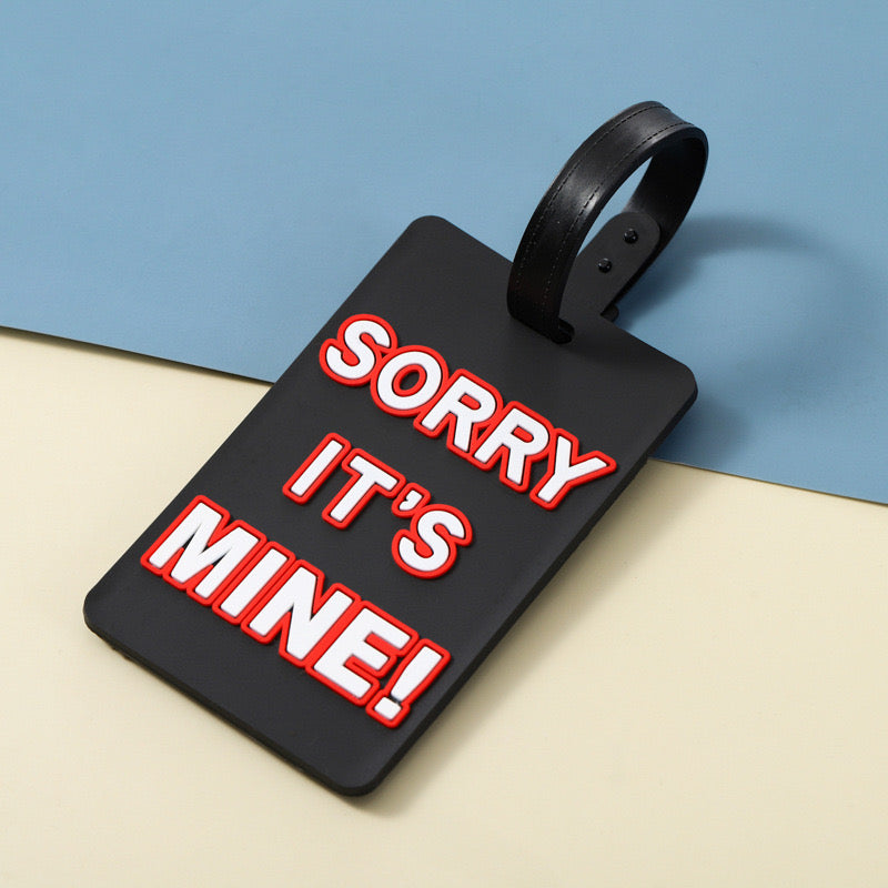 OEM Custom 3D Name Logo Soft Silicone PVC Luggage Tags Rubber Travel Luggage Tags With Plastic Buckle Boarding Cards for Bag