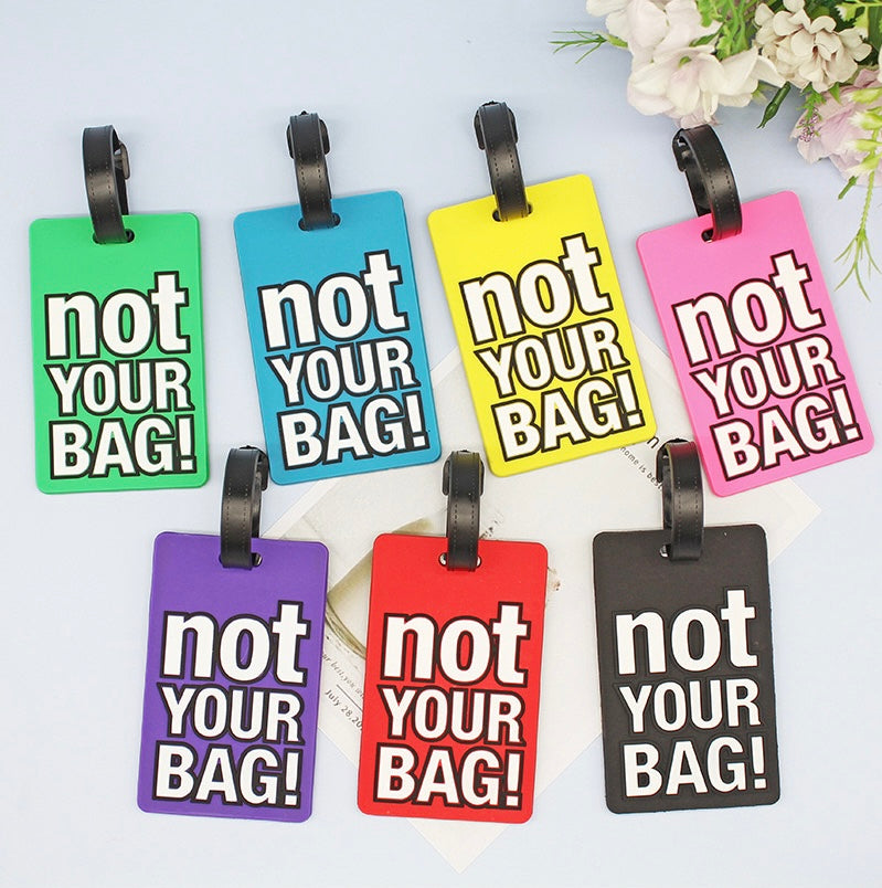 Custom Tag Luggage Bag Luggage Rubber PVC Travel Luggage Tags Labels Holders