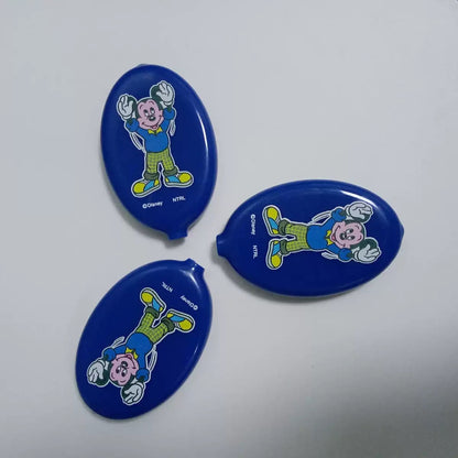 Custom Rubber Coin Purse Keyring Oval Coin Keychain Promo