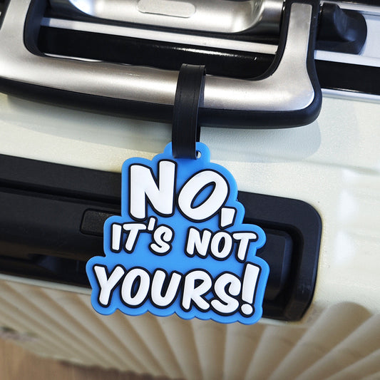 Hot Sale High Quality Fashion Design Embossed Text Travel Suitcase Custom PVC Rubber Luggage Tags for Baggage Accessories