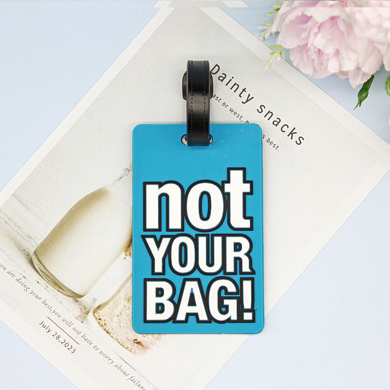 Printable Blanks Wholesale FRP Fiber Reinforced Polymer Plastic Luggage Tag for Sublimation DIY Bag Tag