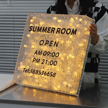 Custom LED Ripple Wave Sign Light