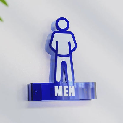 Custom Acrylic Toilet Signs & Bathroom Signs