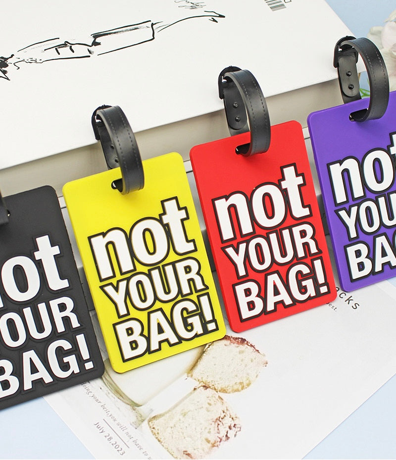 Wholesale MDF Personalized Custom Luggage Tag Blanks Sublimation Luggage Tag