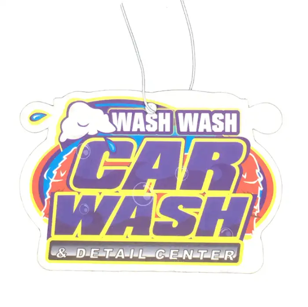 Customized Logo Paper Car Air Fragrance Air Freshener Luxury Strong Scented Card Car Air Freshener
