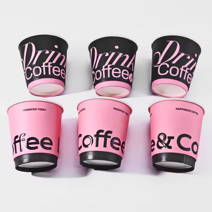 Custom Paper Cup With Lid