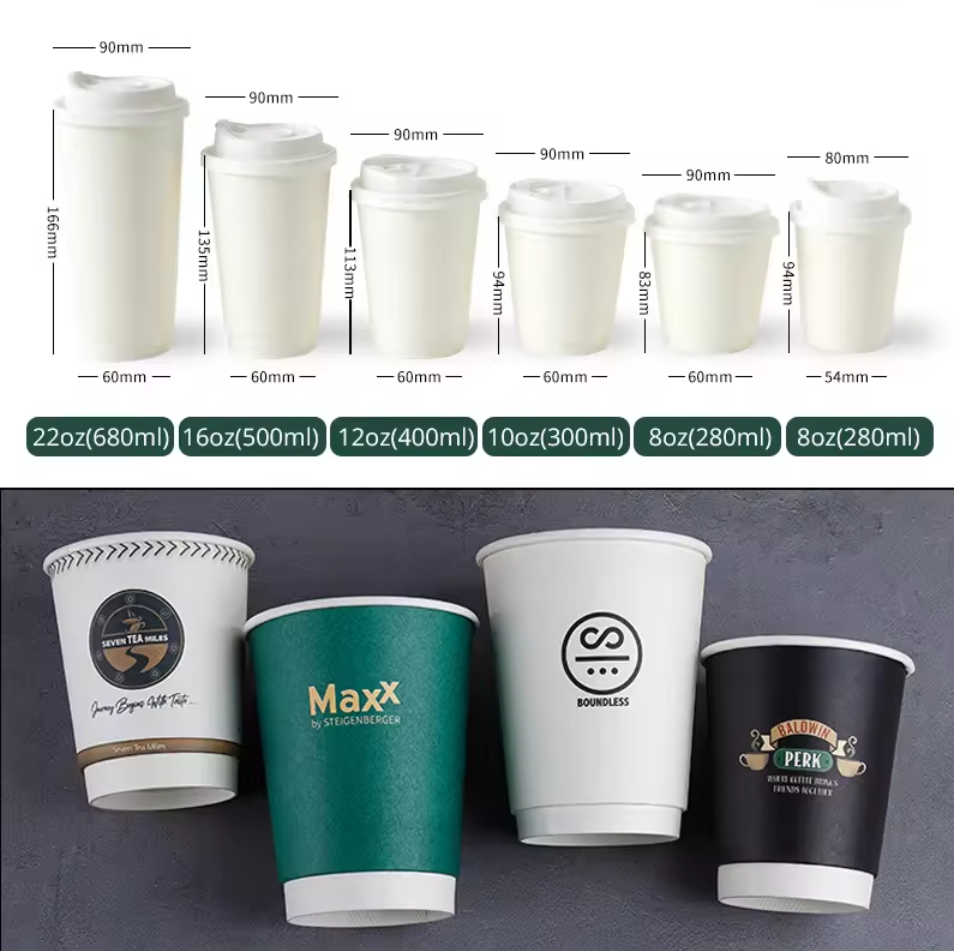 Custom Paper Cup With Lid