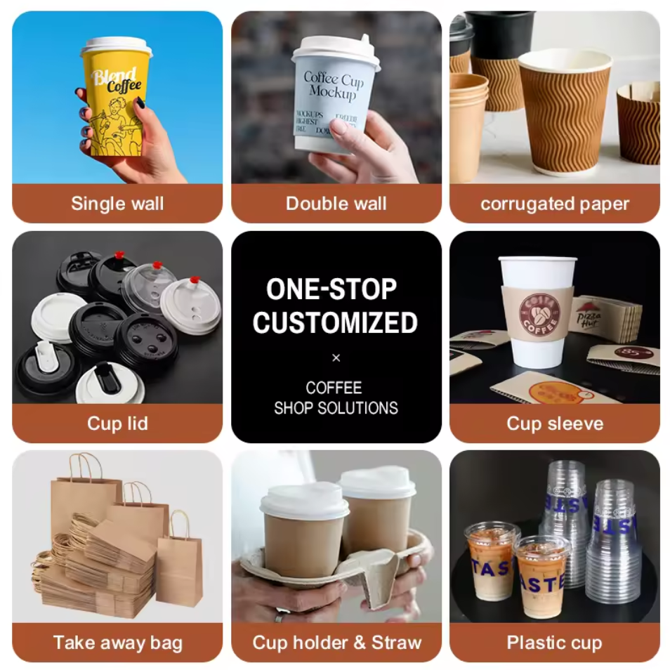 Custom Paper Cup With Lid