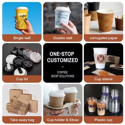 Custom Paper Cup With Lid