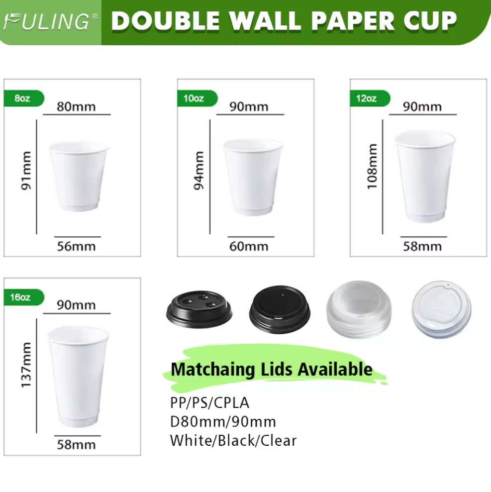 Custom Paper Cup With Lid