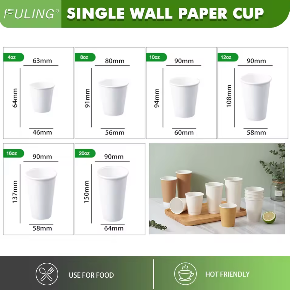 Custom Paper Cup With Lid